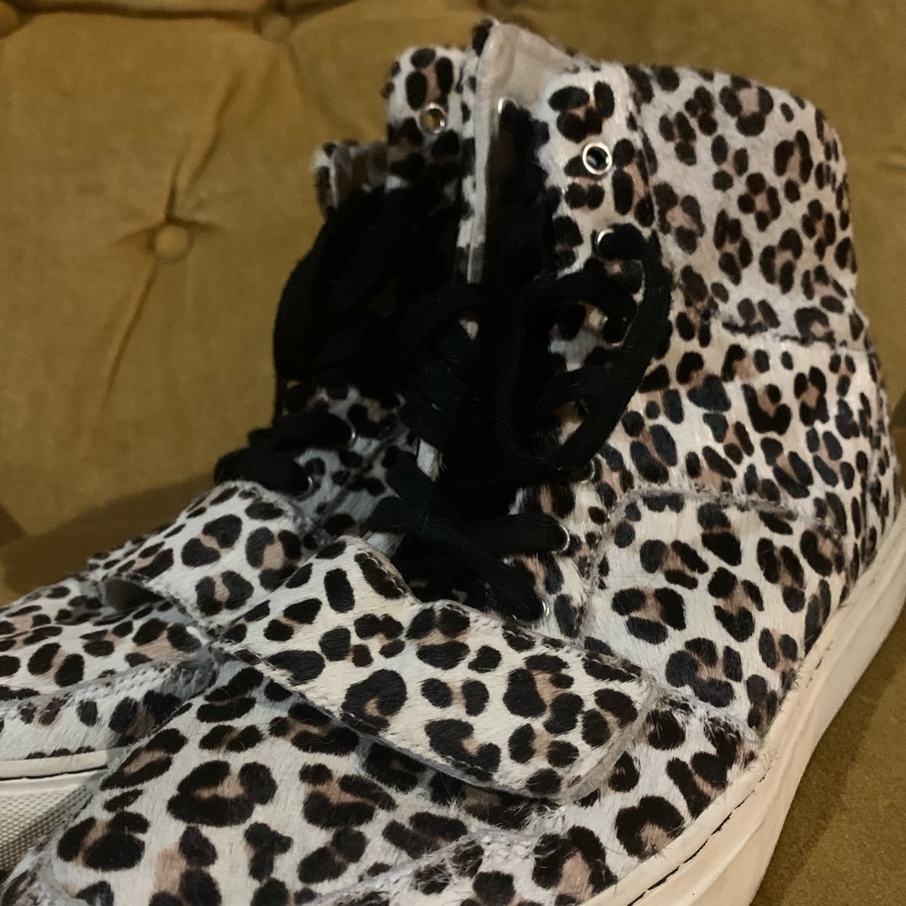 Creative Recreation Leopard and Leather Shoe